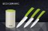 Набор из 3-х ножей Samura ECO Festival SKC-004G (SC-0021G,SC-0082G,SC-0084G и подставка)